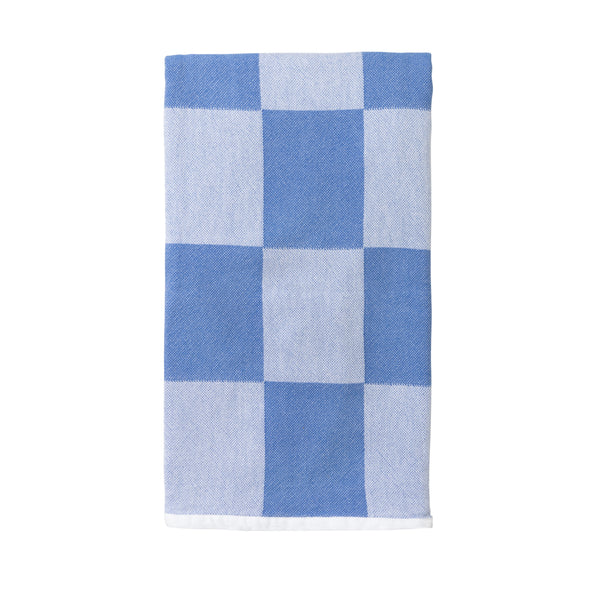 Checkerboard Towel - Royal Blue