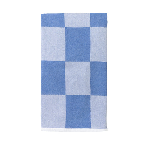 Checkerboard Towel - Royal Blue