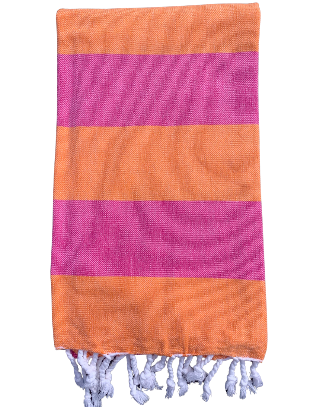 Orange and Hot Pink Turkish Towel