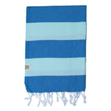 Santorini Towel Royal Blue Mint