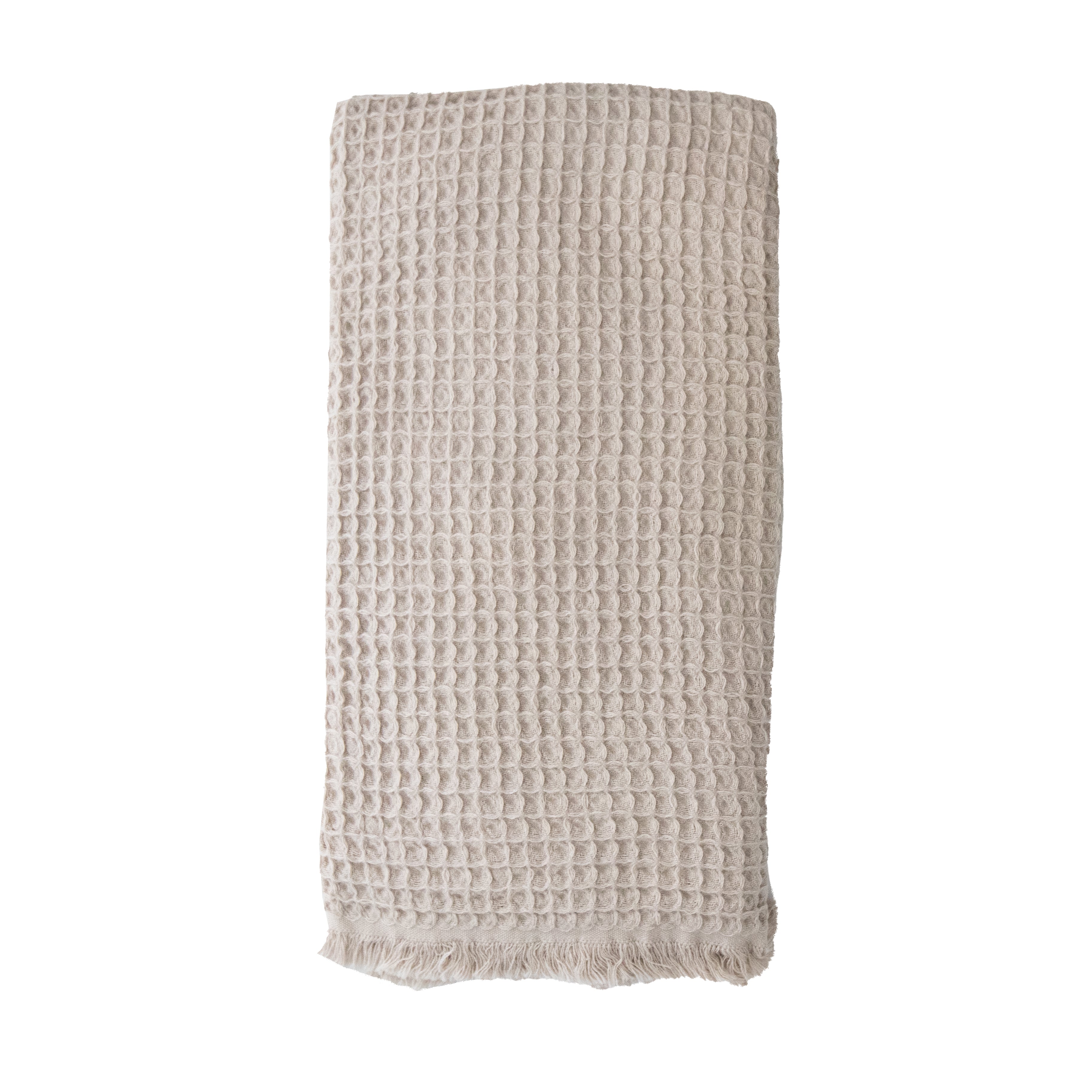 Waffle Bath Towel - Oatmeal