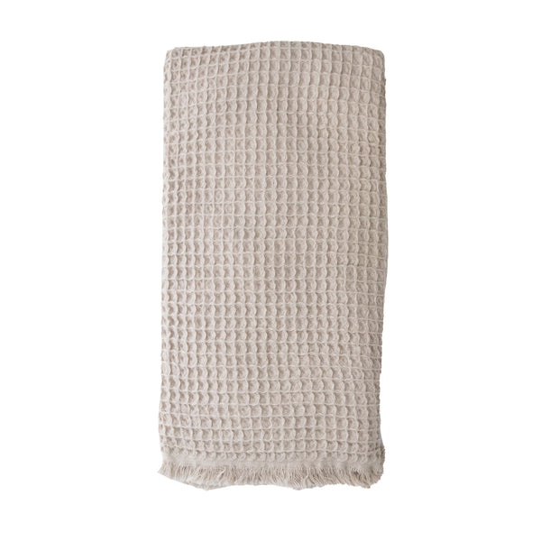 Waffle Bath Towel - Oatmeal