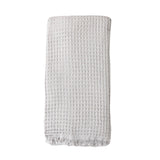 Waffle Bath Towel - Pale Grey