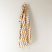 St Tropez Turkish Towel Mustard