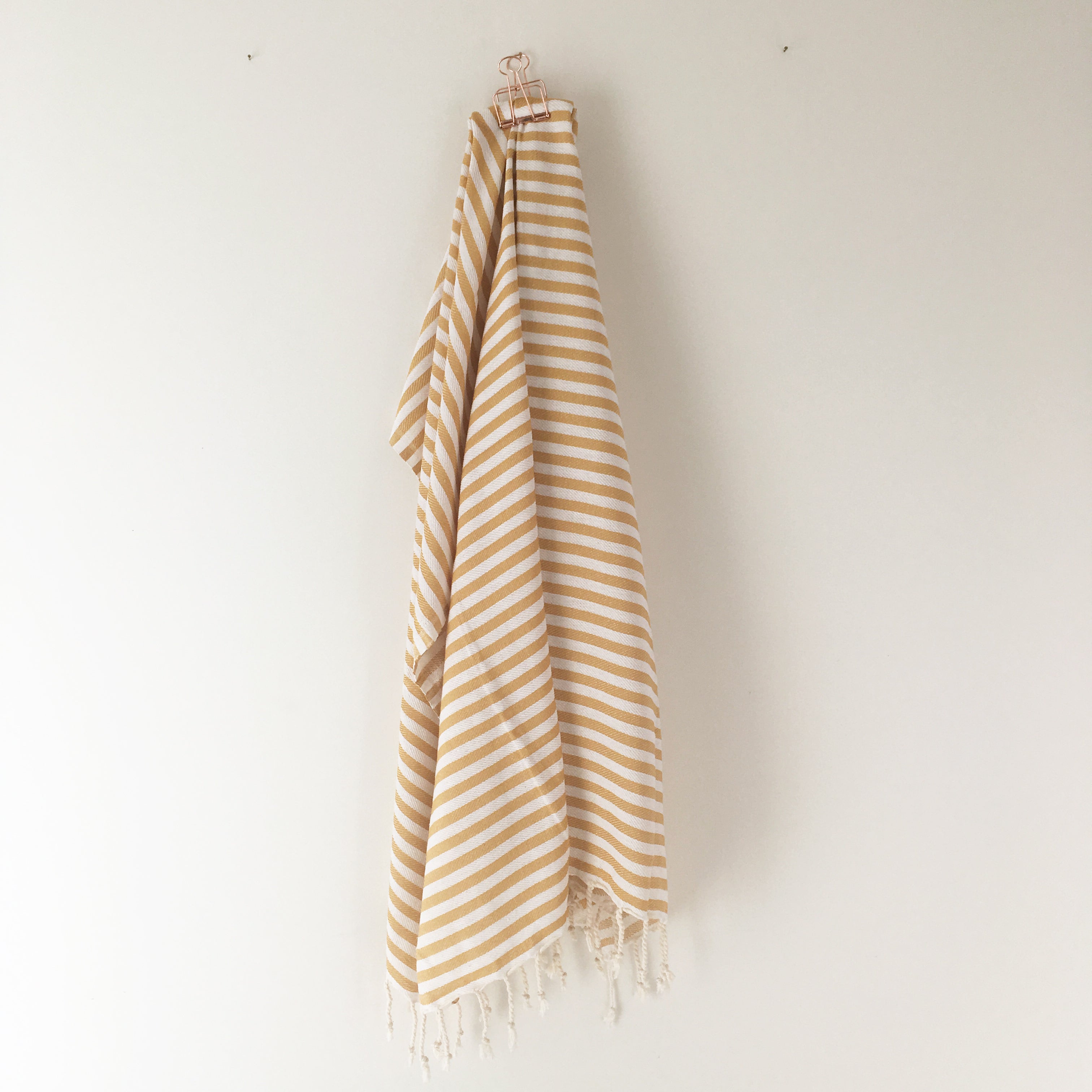 St Tropez Turkish Towel Mustard