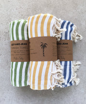 St Tropez Turkish Towel Mustard