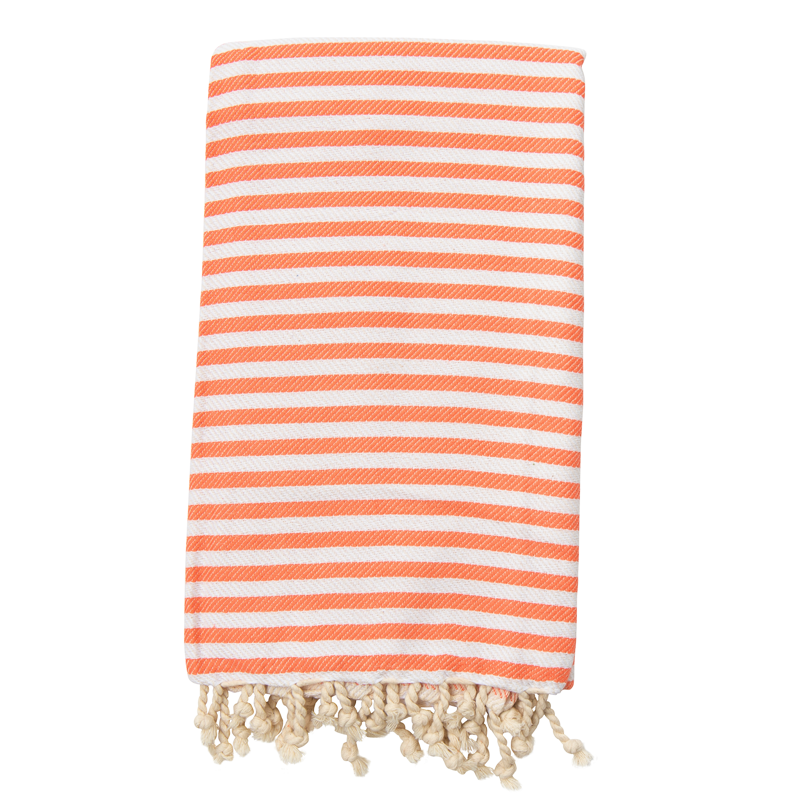 St Tropez Turkish Towel Coral